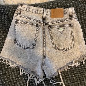 High waist vintage Guess shorts